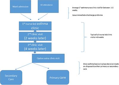 Implementation of a Children's Safe Asthma Discharge Care Pathway Reduces the Risk of Future Asthma Attacks in Children–A Retrospective Quality Improvement Report